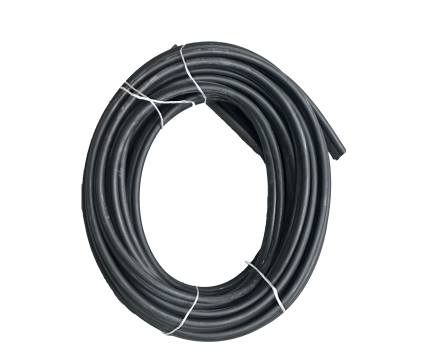 Шланг вакуумный двойной 7х14 мм резина красная полоса (бухта 50 м) Италия