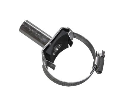 Хомут со штуцером на трубу 31-52 мм (патрубок 16 мм)  Изготовитель ООО "Экстрасервис" РБ