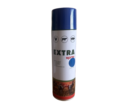 Чернила для маркировки животных в аэрозоли EXTRA spray 620 мл синий