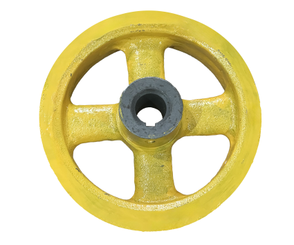 Шкив электродвигателя УВД 00.101 чугунный