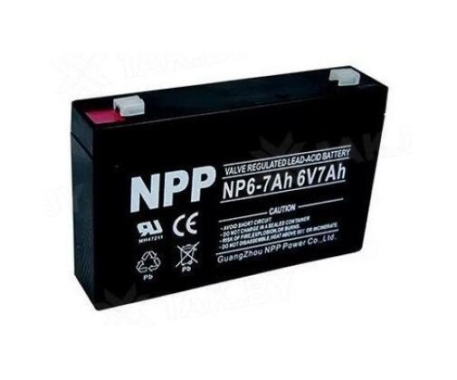 Аккумуляторная батарея NP 6V-7,5 Ah