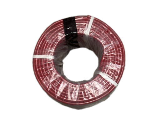 Шланг ПВХ армированный синтетич.нитью 6х4,5 красный (бухта 100м)