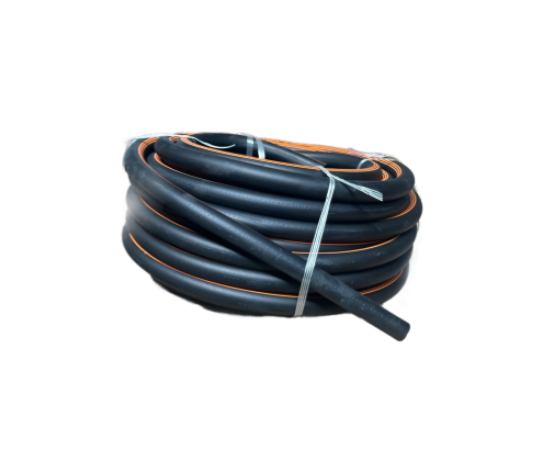 Шланг молочный 14х25 Италия (3-оранж. полосы, резин., бухта - 25 м)