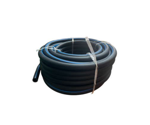 Шланг молочный 16х27 Италия (синяя полоса, бухта -25 м)