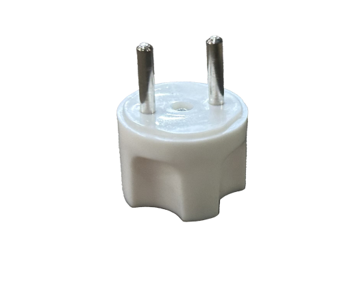 Переходник FD-1962/розетка Евро, США на вилку СНГ,белый