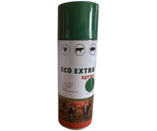 Чернила для маркировки животных в аэрозоли ECO EXTRA spray 500 мл зеленый