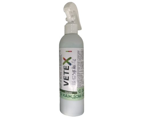 Краска-спрей "VETEX" для маркировки животных, зеленая