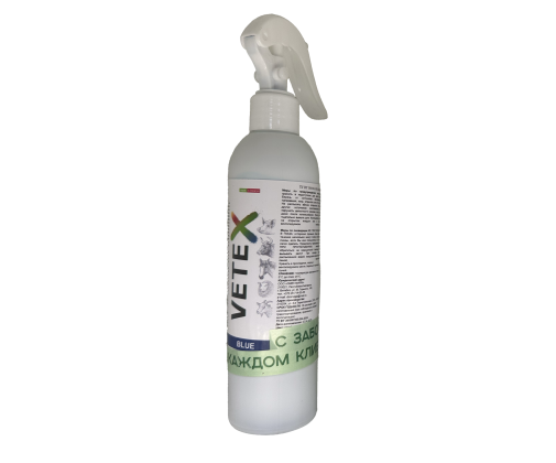 Краска-спрей "VETEX" для маркировки животных, синяя