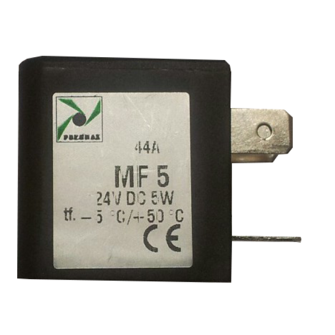Соленоид  MF5, 24VDC, 5Bт (катушка) д. штока 8мм