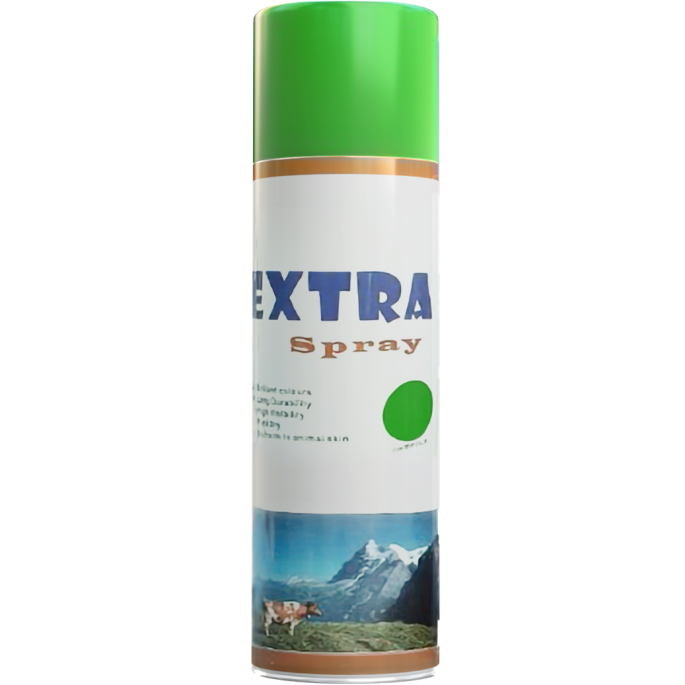 Чернила для маркировки животных в аэрозоли EXTRA Spray 500 мл зеленый (12шт\уп)