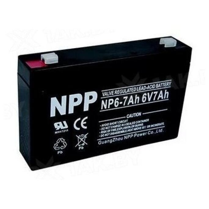 Аккумуляторная батарея NP 6V-7,5 Ah