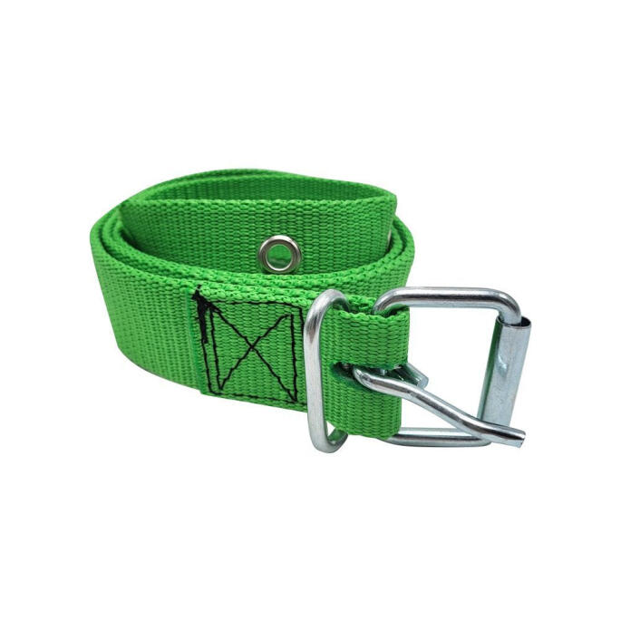 Ошейник для КРС зелёный на ременной пряжке