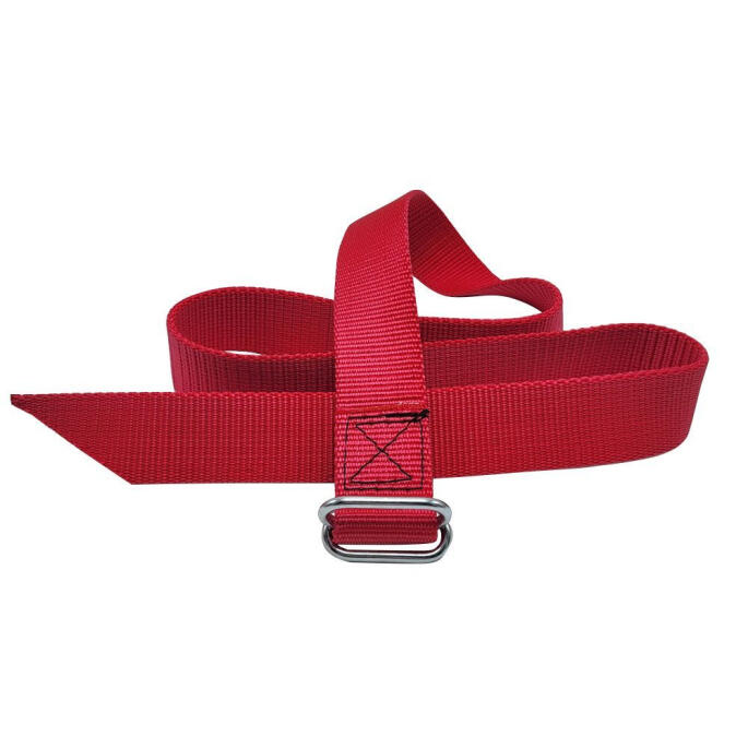 Ошейник для КРС красный на кольцевой пряжке