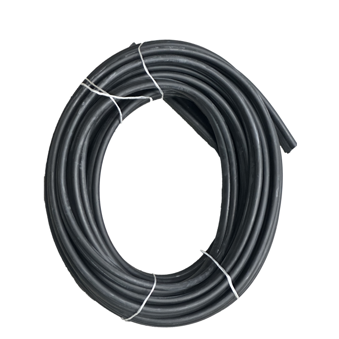 Шланг вакуумный двойной 7х14 мм резина красная полоса (бухта 50 м) Италия