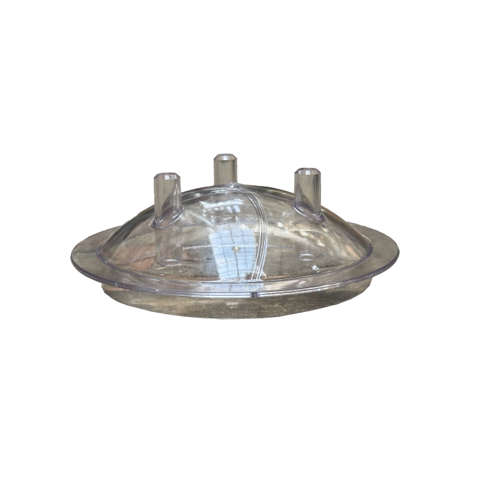 Крышка ведра на 3 отверстия (без прокладки) (к ведру 40 л) (Т)