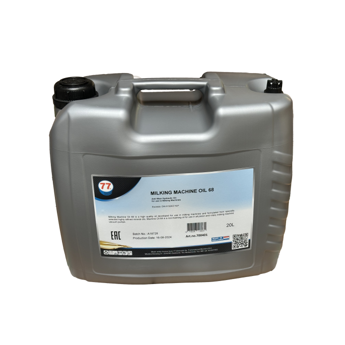 Масло для вакуумного насоса 20л, MILKING MACHINE OIL 68