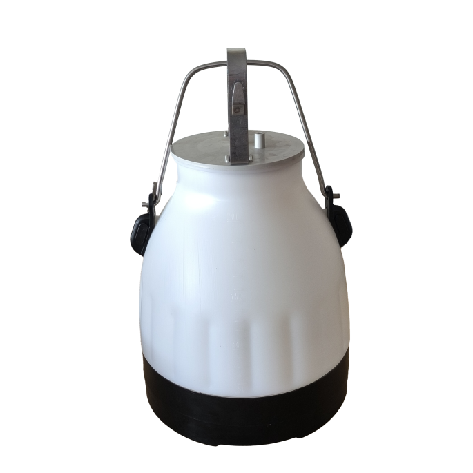 Ведро доильное пластиковое 20л матовое